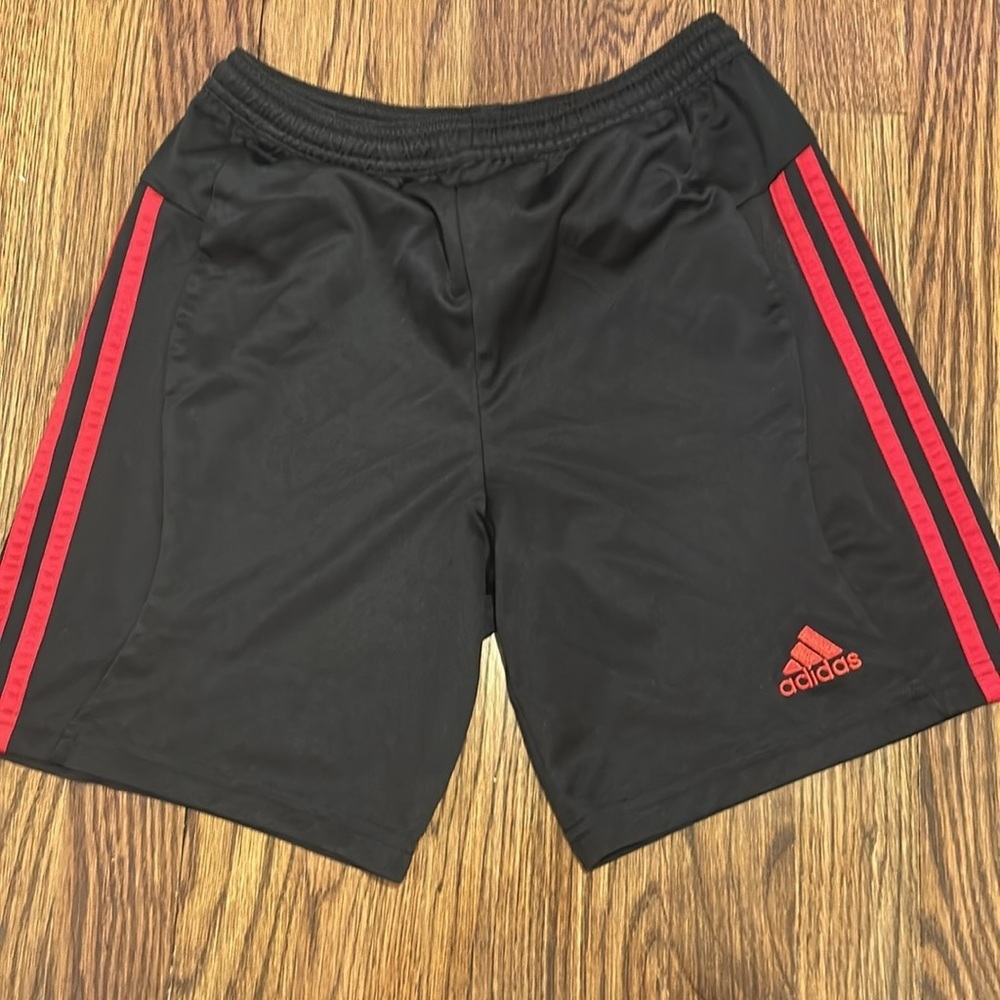 Adidas, Boys, Black Shorts, Size M